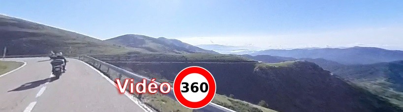 Moto Pyrénées vous filme à 360° pendant ses balades moto dans les Pyrénées