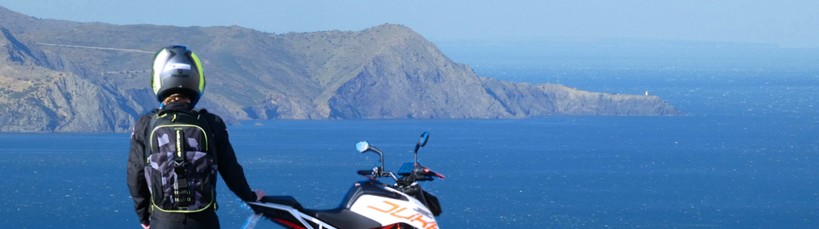 Bagster sac à dos idéal pour faire la traversée des Pyrénées en moto