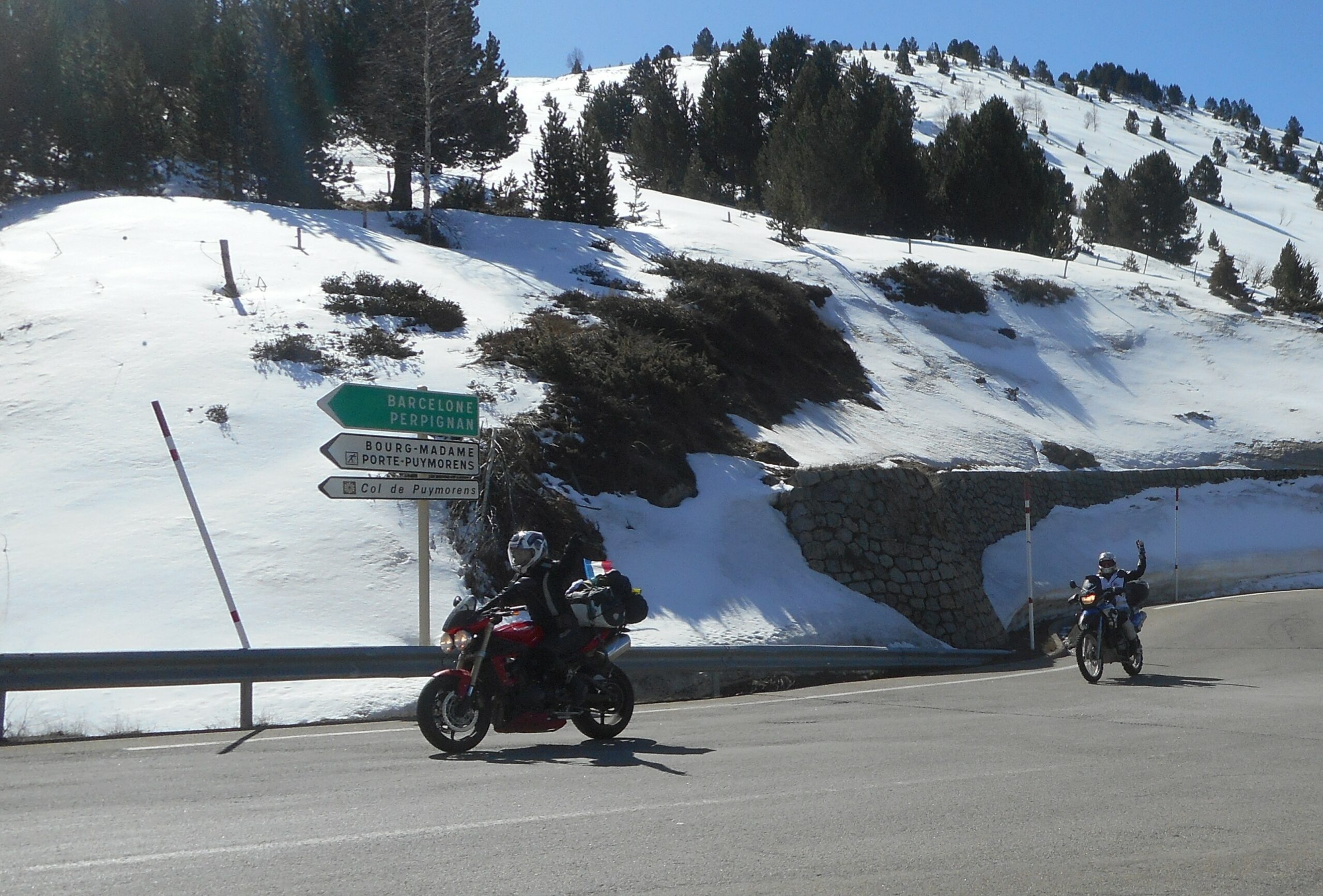 WRWR partie direction Montpellier après un RDV avec Moto-Pyrénées