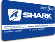 casque modulable Shark 5 ans garantie
