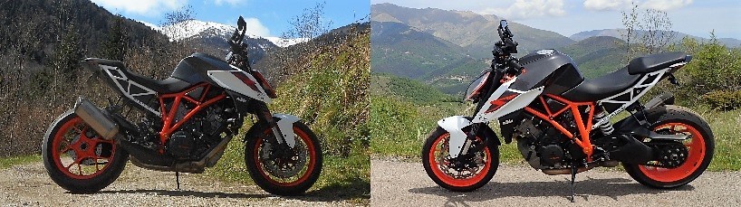 Disques de frein sur KTM Superduke 1290 R avant et après