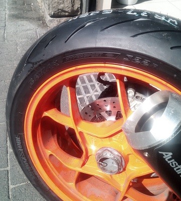 Bridgestone S22 Battlax Hypersport test route