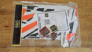 Kit graphique, le colis